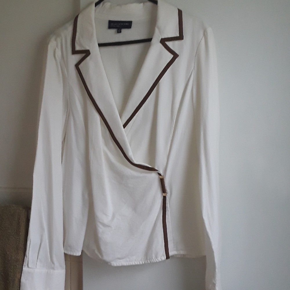 Jones New York White Blazer Size Large